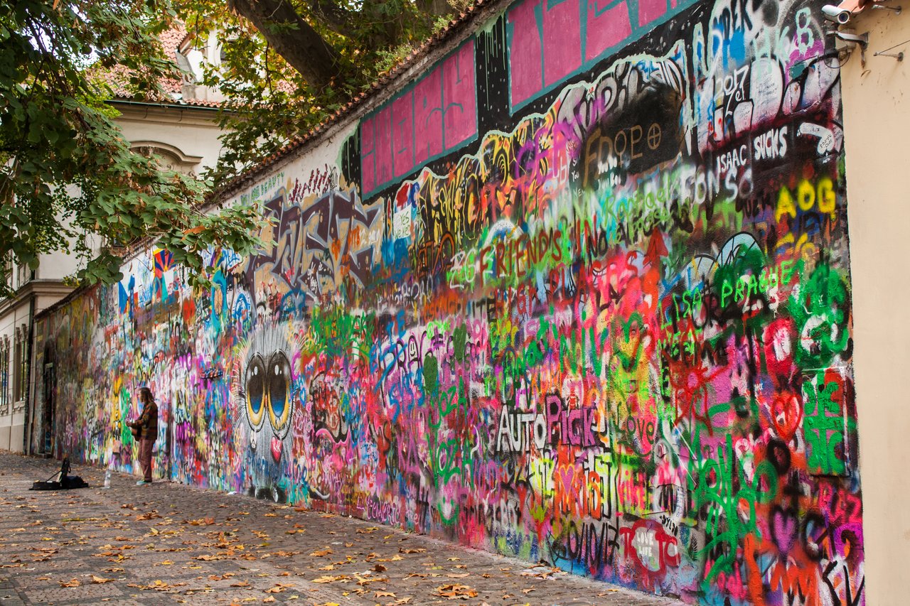 3 Lennon wall Prague