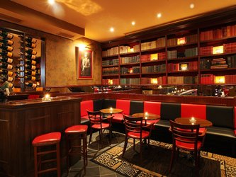 main picture 2 manesova bar and books prague czech republic czechia
